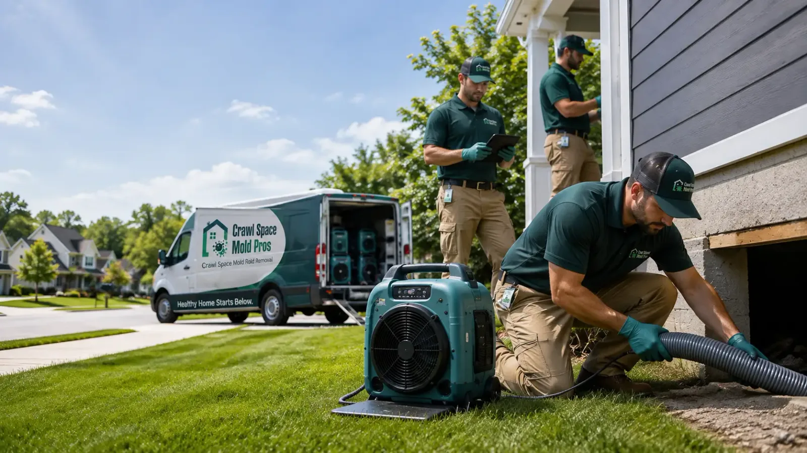 Crawl Space Mold Removal in Holstein, IA